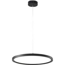 Abigali Disc lampa wisząca 1x16W LED czarna/biała CHUA-16W-NW