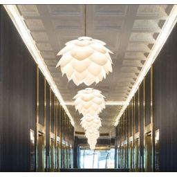 Abigali Cone lampa wisząca 1x40W biała CHUW-E27