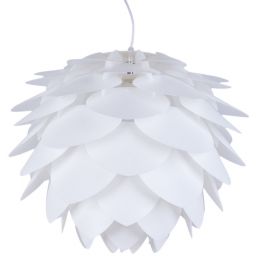 Abigali Cone lampa wisząca 1x40W biała CHUW-E27