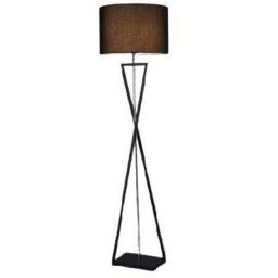 Abigali Sand Glass lampa stojąca 1x40W czarna FSG-B-E27