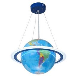 Abigali Glob lampa wisząca 1x48W LED niebieska GLOB