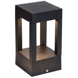 Abigali Qube lampa stojąca zewnętrzna 1x5W LED czarna GLQ200WW
