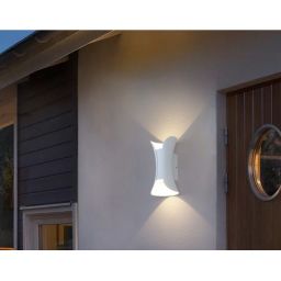 Abigali White kinkiet zewnętrzny 2x5W LED biały KMW2X5WW