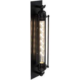 Abigali Retro Loft kinkiet 1x40W czarny KR-E27