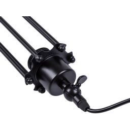 Abigali Retro lampa wisząca 1x40W czarna KRS-E27