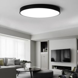 Abigali Modern plafon 1x20W LED czarny/biały MD1001-30-HW