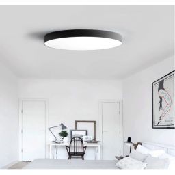 Abigali Modern plafon 1x20W LED czarny/biały MD1001-30-HW