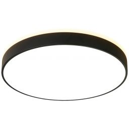 Abigali Modern plafon 1x60W LED czarny/biały MD1012-60-HW