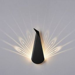 Abigali Origami Pawn kinkiet 1x3W LED czarny PAWN-B