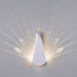 Abigali Origami Pawn kinkiet 1x3W LED biały PAWN-W