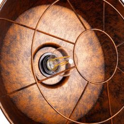 Abigali Retro lampa wisząca 1x8 W miedź ABIGALI-PLE27