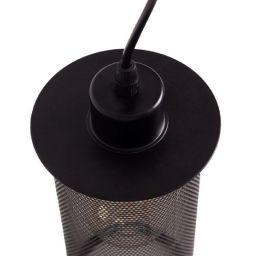 Abigali Retro lampa wisząca 1x8 W czarna ABIGALI-ZAE27