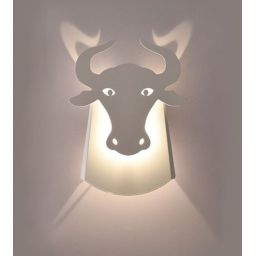 Abigali Origami Bull kinkiet 1x6W LED biały BULL-W