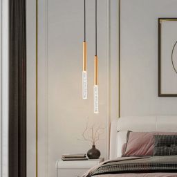 Abigali Gold lampa wisząca 1x3W LED złota CL3NW