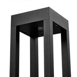 Abigali Qube lampa stojąca zewnętrzna 1x7W LED czarna GLQ400WW