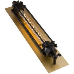 Abigali Retro Loft kinkiet 1x40W czarny/złoty KR-E27-GOLD-BLACK