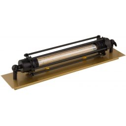 Abigali Retro Loft kinkiet 1x40W czarny/złoty KR-E27-GOLD-BLACK