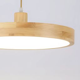 Abigali Woddy lampa wisząca 1x18 W drewno LWWOOD
