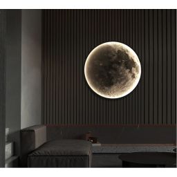 Abigali Moon kinkiet 1x24W LED czarny/biały MOON