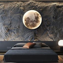 Abigali Moon kinkiet 1x24W LED czarny/biały MOON