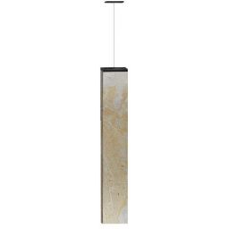 Abigali Marble Stone lampa wisząca 1x25 W czarna-beżowa MPLS-6614-607Y