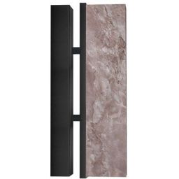Abigali Marble Stone kinkiet 1x6 W czarny-brązowy MWLS-6616-606R