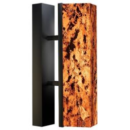 Abigali Marble Stone kinkiet 1x6 W czarny-brązowy MWLS-6616-606R