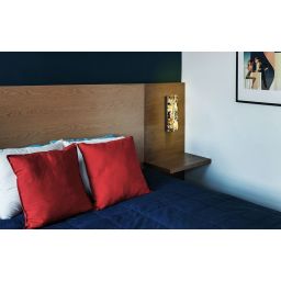 Abigali Marble Stone kinkiet 1x6 W czarny-beżowy MWLS-6616-607Y