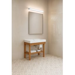 Abigali Mirror kinkiet 1x12 W srebrny KLSMIR