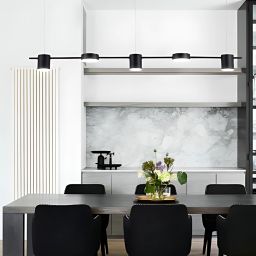 Abigali Glichio lampa wisząca 5x35 W czarna LLGLI-C