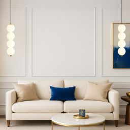 Abigali Pontti4 lampa wisząca 4x12 W złota-mleczna LWKM4