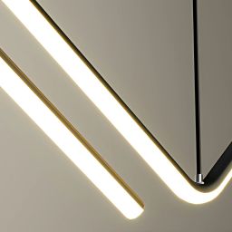 Abigali MontBlanc lampa wisząca 2x26 W czarna LWMB-90CM