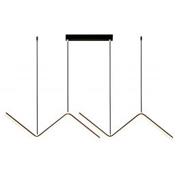 Abigali MontBlanc lampa wisząca 2x26 W czarna LWMB-90CM