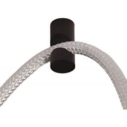 Abigali Skyline lampa wisząca 1x60 W czarna LWSLF