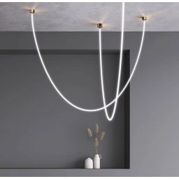 Abigali Skyline lampa wisząca 1x20 W złota LWSL-WW-1M