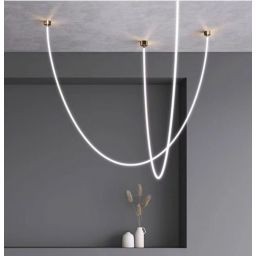 Abigali Skyline lampa wisząca 1x40 W złota LWSL-WW-2M