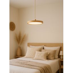 Abigali Woddy lampa wisząca 1x18 W drewno LWWOOD