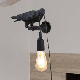 Abruzzo Raven kinkiet 1x40 W czarny ABR-KARD-K2