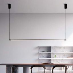 Abruzzo Linea lampa wisząca 1x22 W czarna ABR-ML22W-3000K