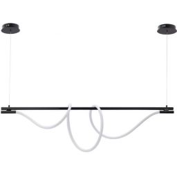 Abruzzo Spirali lampa wisząca 1x45 W czarna ABR-HILTON-SC-38W