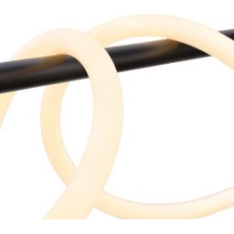 Abruzzo Spirali lampa wisząca 1x45 W czarna ABR-HILTON-SC-38W