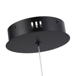 Abruzzo Spirali lampa wisząca 1x45 W czarna ABR-HILTON-SC-38W
