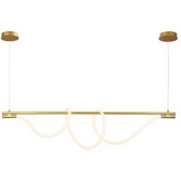 Abruzzo Spirali lampa wisząca 1x45 W złota ABR-HILTON-SG-38W