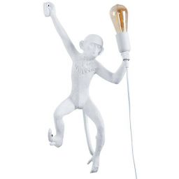 Abruzzo Monkey lampa wisząca 1x40 W biała ABR-KAR3-B