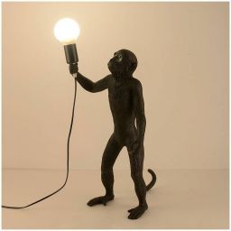Abruzzo Monkey lampa stołowa 1x20 W czarna ABR-KARD5-C