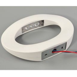 Abruzzo Prima kinkiet 1x9 W biały ABR-KENZO9W