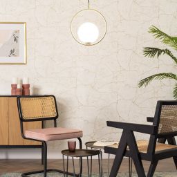 Abruzzo Milano Rossi lampa wisząca 1x20W złoty/klosz mleczny ABR-KGR-E27