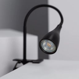 Abruzzo Libro Vincenzo lampa biurkowa 1x40W czarny ABR-KK-C-GU10