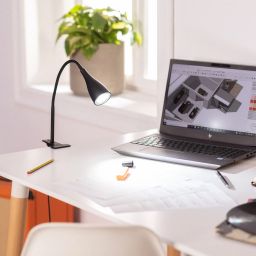 Abruzzo Libro Vincenzo lampa biurkowa 1x40W czarny ABR-KK-C-GU10