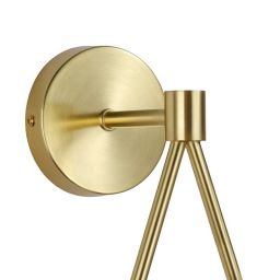 Abruzzo Milano kinkiet 1x20 W biały-złoty ABR-KMA-B
